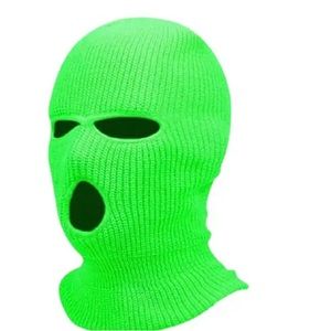 Knitted ski mask